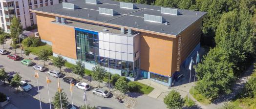 Ilmakuva UniSport Kumpulasta.